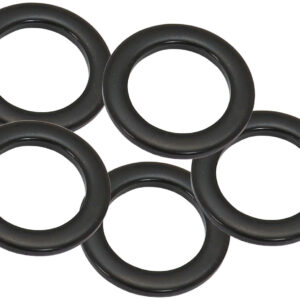 AEROFLOW STANDARD WHEEL NUT WASHER BLACK 1.060 OD 0.695 ID 5 PACK