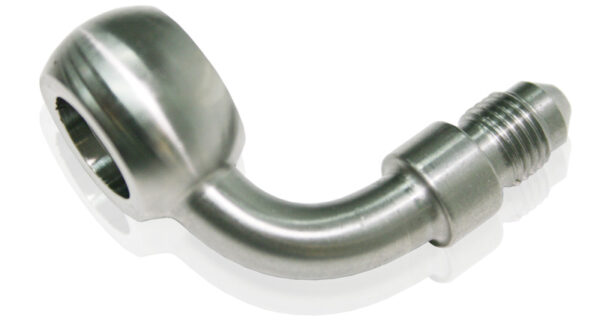AEROFLOW -3AN 90 DEG BANJO 12MM STAINLESS