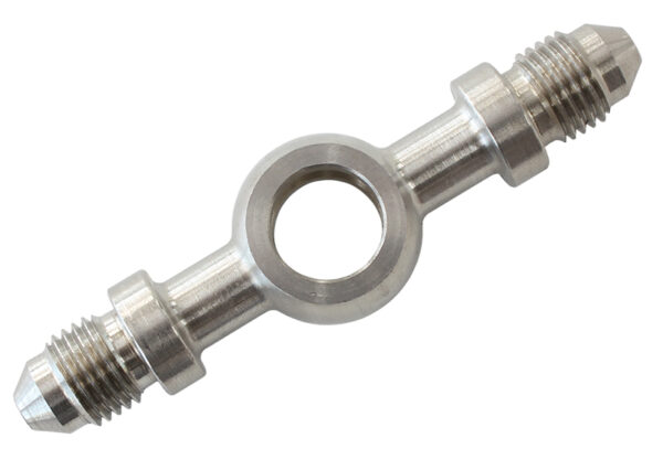 AEROFLOW 10MM (3/8) BANJO DOUBLE -3AN STAINLESS STEEL LONG VERSION AF 310-03-03L