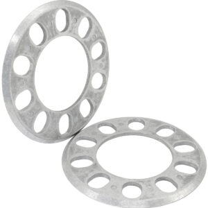 AEROFLOW SLIP ON WHEEL SPACERS 7/32" 5.5mm PAIR ALLOY 5x 4.5"-5" BC