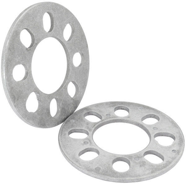 AEROFLOW SLIP ON WHEEL SPACERS 1/4" 6.3mm PAIR ALLOY 4 x 4.5" BC