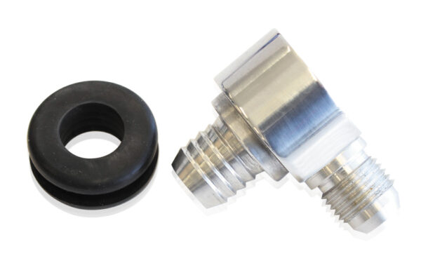 AEROFLOW BILLET BOOSTER VALVE UNIVERSAL21MM / 13/16" HOLE TO -6AN
