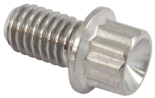 AEROFLOW M6x1.00 TITANIUM BOLT 10mm UHL12 POINT SINGLE M6 x 1.00mm
