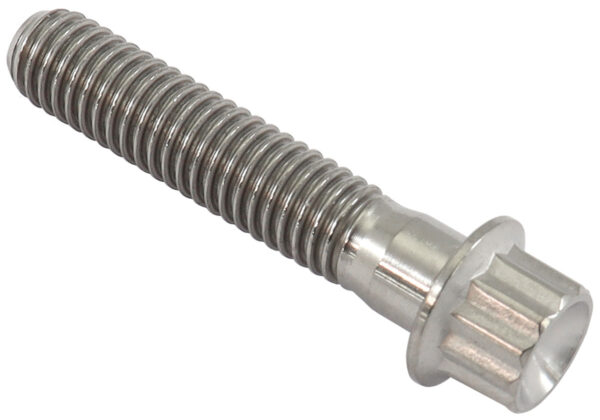 AEROFLOW M6x1.00 TITANIUM BOLT 30mm UHL12 POINT SINGLE M6 x 1.00mm