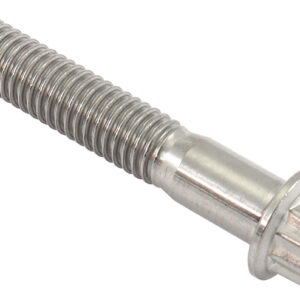 AEROFLOW M6x1.00 TITANIUM BOLT 35mm UHL12 POINT SINGLE M6 x 1.00mm