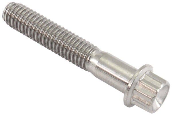 AEROFLOW M6x1.00 TITANIUM BOLT 35mm UHL12 POINT SINGLE M6 x 1.00mm