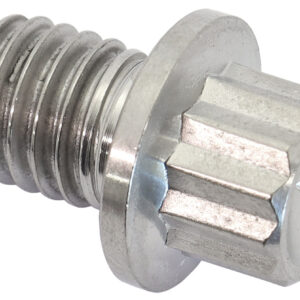 AEROFLOW M8x1.25 TITANIUM BOLT 10mm UHL12 POINT SINGLE M8 x 1.25mm