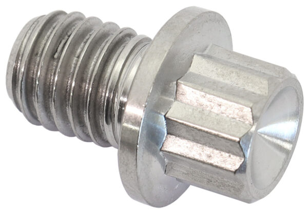 AEROFLOW M8x1.25 TITANIUM BOLT 10mm UHL12 POINT SINGLE M8 x 1.25mm