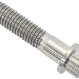 AEROFLOW M8x1.25 TITANIUM BOLT 35mm UHL12 POINT SINGLE M8 x 1.25mm