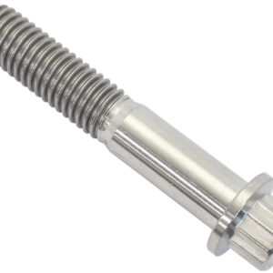 AEROFLOW M8x1.25 TITANIUM BOLT 45mm UHL12 POINT SINGLE M8 x 1.25mm