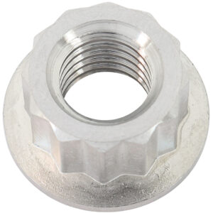 AEROFLOW M10x1.50mm TITANIUM NUT 12 POINT SINGLE M10 x 1.50