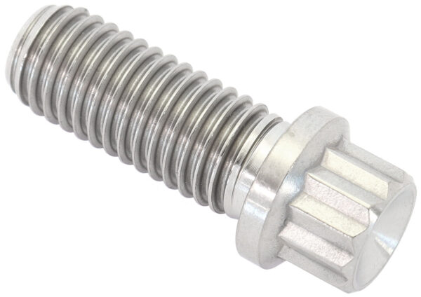 AEROFLOW M10x1.50 TITANIUM BOLT 25mmUHL12 POINT SINGLE M10 x 1.50mm