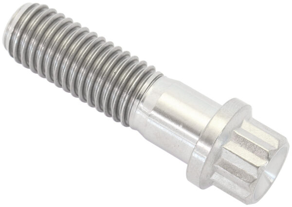 AEROFLOW M10x1.50 TITANIUM BOLT 35mmUHL12 POINT SINGLE M10 x 1.50mm