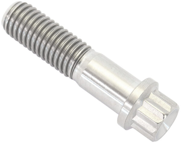 AEROFLOW M10x1.50 TITANIUM BOLT 40mmUHL12 POINT SINGLE M10 x 1.50mm
