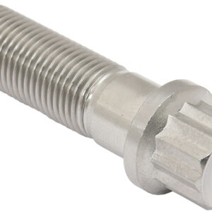 AEROFLOW M12x1.25 TITANIUM BOLT 40mmUHL12 POINT SINGLE M12 x 1.25mm