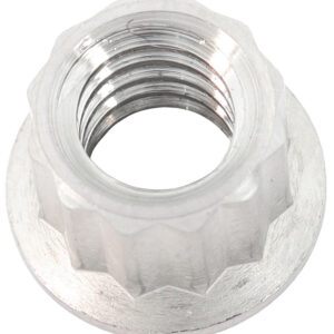 AEROFLOW 1/4" UNC TITANIUM NUT 12 POINT SINGLE 1/4-20"