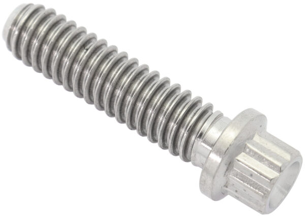 AEROFLOW 1/4" UNC TITANIUM BOLT 1.00" UHL 12 POINT SINGLE 1/4-20"