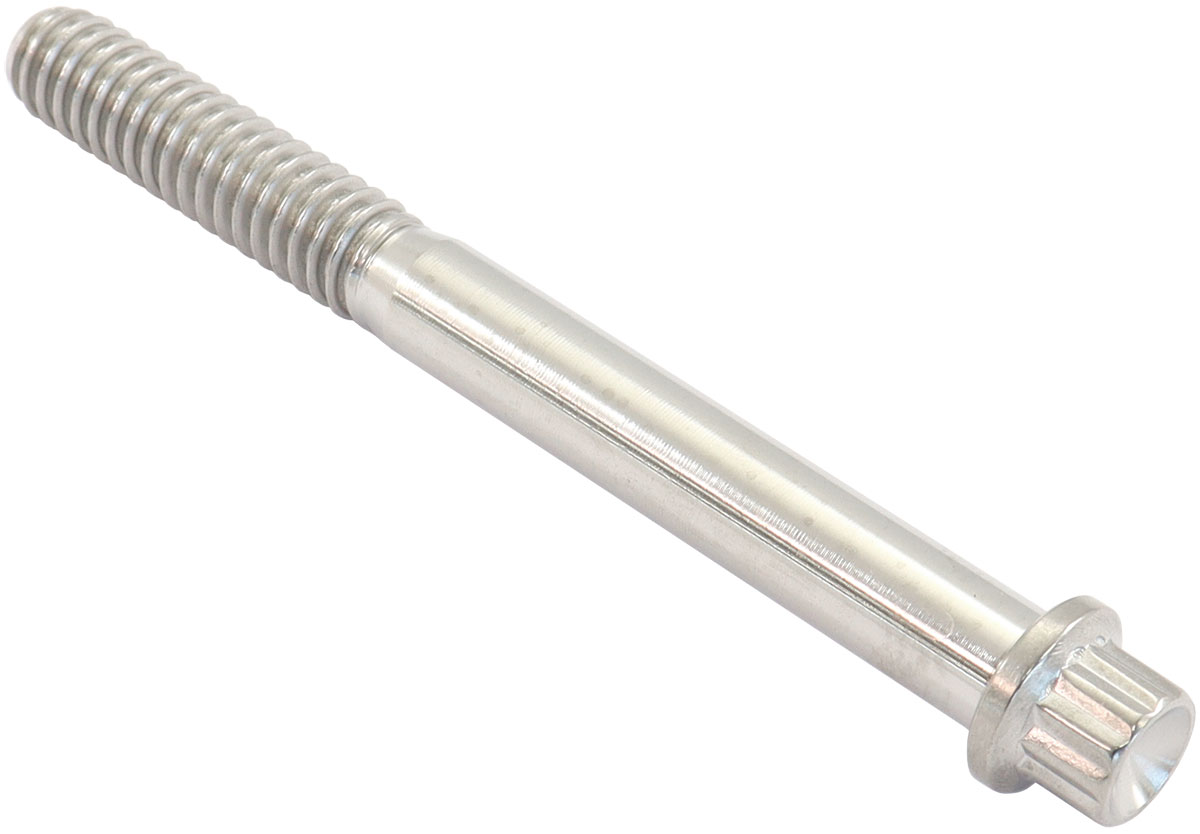 AEROFLOW 1/4" UNC TITANIUM BOLT 2.50" UHL 12 POINT SINGLE 1/4-20"
