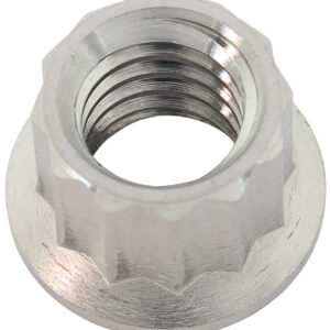 AEROFLOW 5/16" UNC TITANIUM NUT 12 POINT SINGLE 5/16-18"