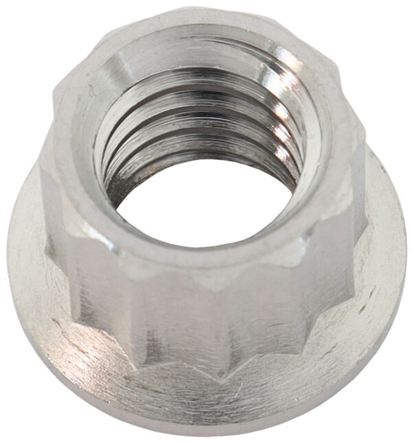 AEROFLOW 5/16" UNC TITANIUM NUT 12 POINT SINGLE 5/16-18"
