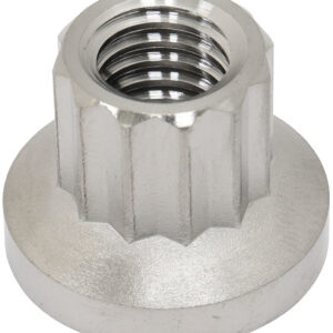AEROFLOW 7/16" UNC TITANIUM NUT 12 POINT SINGLE 7/16-14"