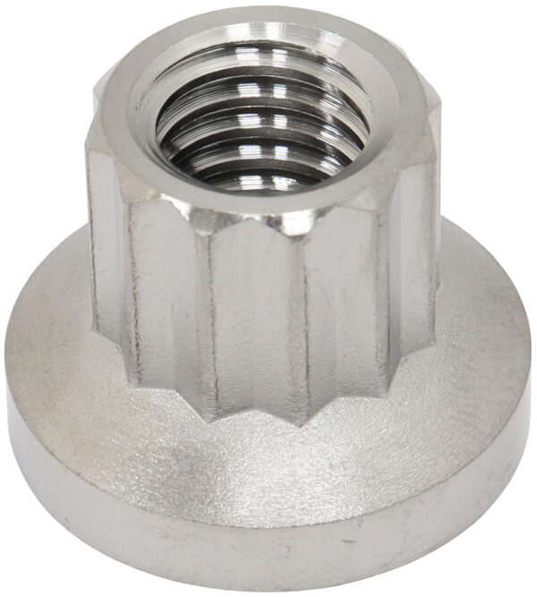 AEROFLOW 7/16" UNC TITANIUM NUT 12 POINT SINGLE 7/16-14"