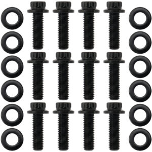 AEROFLOW GM LS HEADER BOLTS STANDARD PACK 12 M8 0.984" UHL 25mm