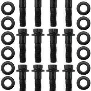 AEROFLOW GM LS HEADER BOLTS LONG PACK 12 M8 1.181" UHL 30mm