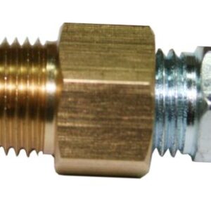 Aeroflow Universal Line Lock Brake Fitting, 1/8" NPT To 3/8-24 If