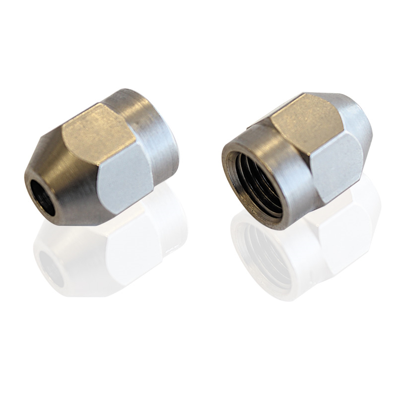 AeroFlow Stainless Steel Tapered Tube Nuts (Pair), 3/16 Inch Hard Line to - 3 A N