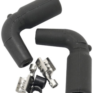 AEROFLOW COIL BOOTS & TERM LS (2 PACK) 90 DEG. 2 BOOTS & 2 TERMINALS