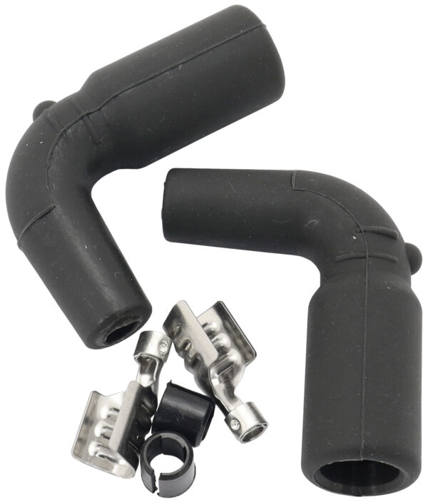 AEROFLOW COIL BOOTS & TERM LS (2 PACK) 90 DEG. 2 BOOTS & 2 TERMINALS