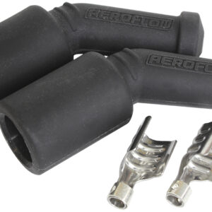 AEROFLOW COIL BOOTS & TERM LS (2 PACK) 45 DEG. 2 BOOTS & 2 TERMINALS