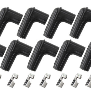 AEROFLOW 9 X SPARK PLUG BOOTS,TERMINALS90 DEG. 9 BOOTS & 9 TERMINALS AF4030-8850