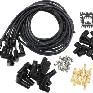AEROFLOW CERAMIC UNIV 90 DEG LEAD SET BLACK 90 PLUG ENDS STD HEI V8