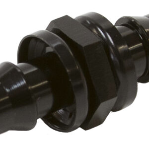 AEROFLOW -10 to -12 PUSHLOCK BARB JOINEBLACK 5/8" TO 3/4" MALE toMALE