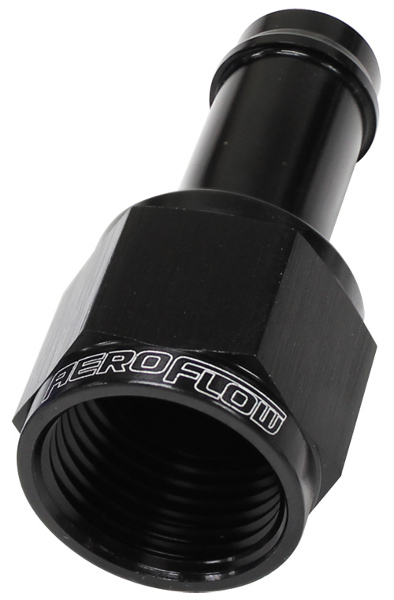 Aeroflow Female -20 To 1-1/2" Barb,Pushon Hose Or Use With AF315-038 AF411-20BLK