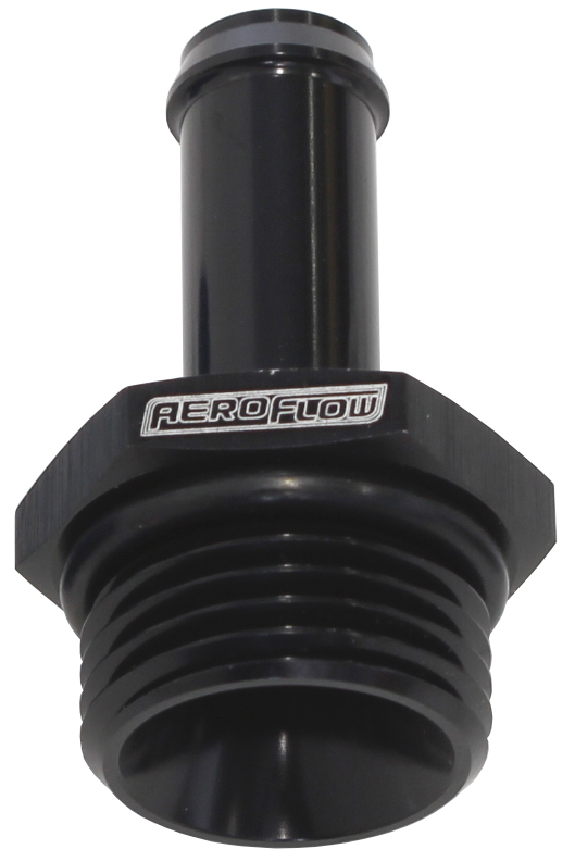 AEROFLOW -10ORB TO 3/8" PUSH ON BARB BLACK
