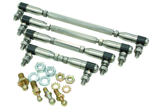 AEROFLOW CARBURETTOR LINKAGE KIT 70MM /2-3/4" ALLOWS 1" ADJUSTMENT