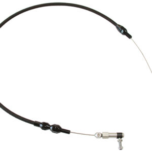AEROFLOW THROTTLE CABLE STAINLESS STEEL 24" 61cm LONG BLACK S/S AF 42-1100BLK