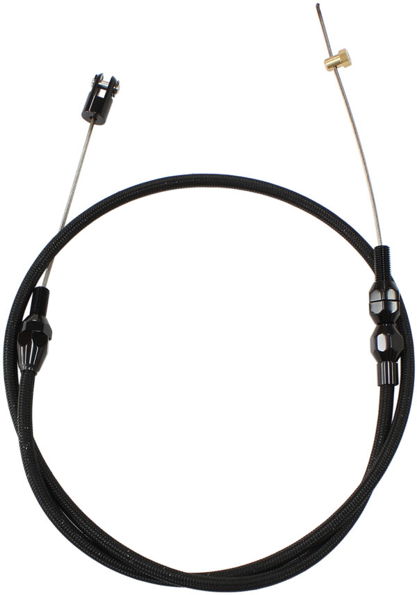 AEROFLOW LS1 THROTTLE CABLE STAINLESS STEEL 36" 91cm LONG BLACK AF 42-1101LS1BLK