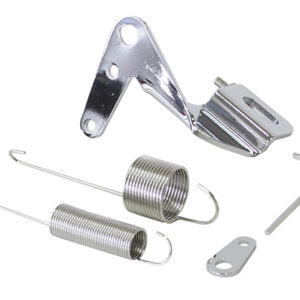 Aeroflow Throttle Cable Bracket Kit With Return Spring, Chrome AF 42-1104