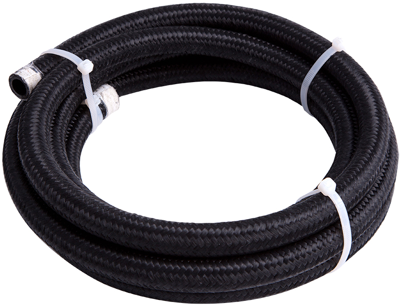 AEROFLOW BLACK BRAID LIGHT WEIGHT -6AN 3 METERS 8.7mm ID 14.5mm OD