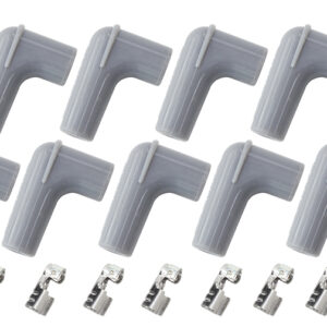 AEROFLOW 9 X SPARK PLUG BOOTS,TERMINALS90 DEG. 9 BOOTS & 9 TERMINALS AF4530-8850