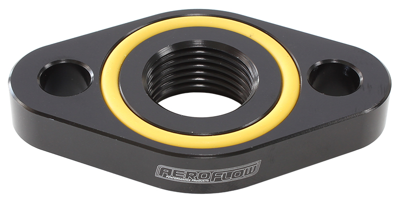 Aeroflow Turbo Drain Adapter -10 ORB 52.4mm Hole Centres Oring Seal