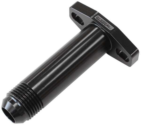 AEROFLOW TURBO DRAIN ADAPTER -10AN 3" 38-44mm BOLT CENTRES #LONG#