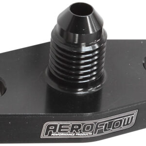 AEROFLOW TURBO OIL FEED ADAPTER -4AN 38-44MM HOLE CENTRES O-RING