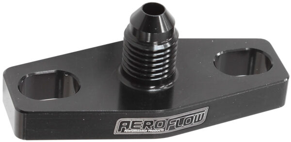 AEROFLOW TURBO OIL FEED ADAPTER -4AN 38-44MM HOLE CENTRES O-RING