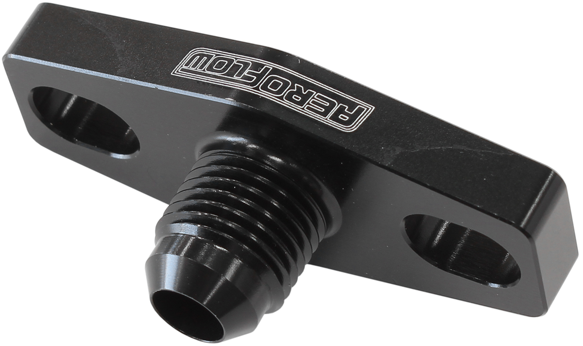 AEROFLOW TURBO OIL FEED ADAPTER -6AN 38-44MM HOLE CENTRES O-RING