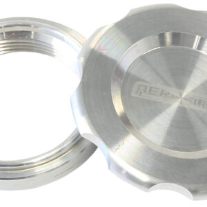 Aeroflow 1.5" Alum Weld Bung And Cap Low Profile Female Weld-On